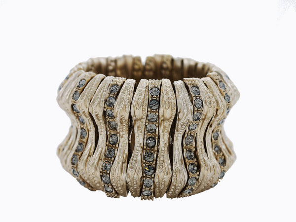 Sleeve Cuff in Molten & Crystal