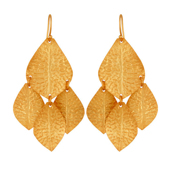 Lola Earring in Gold foil