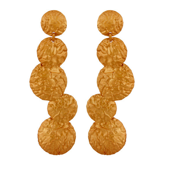 Phedra Earring in Gold Foil