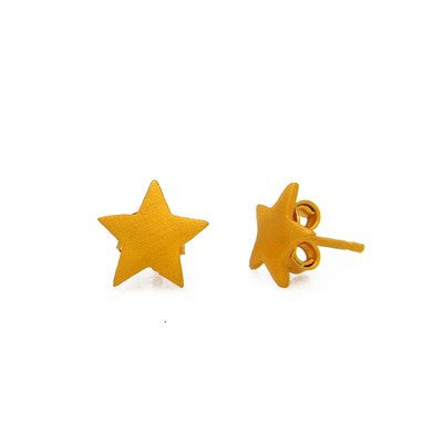 Stella Studs in Vintage Gold