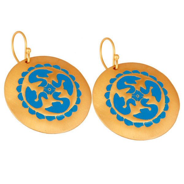 Leda Earring in Bahama Blue