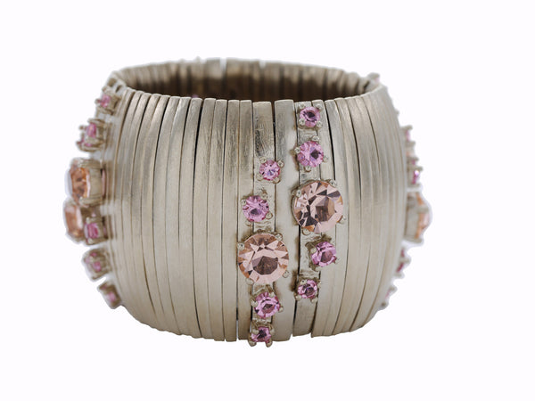 Caterpillar Cuff in Soft Champagne & Cava