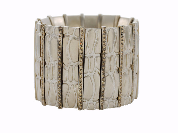 Giraffe' Cuff in Sanded Gold