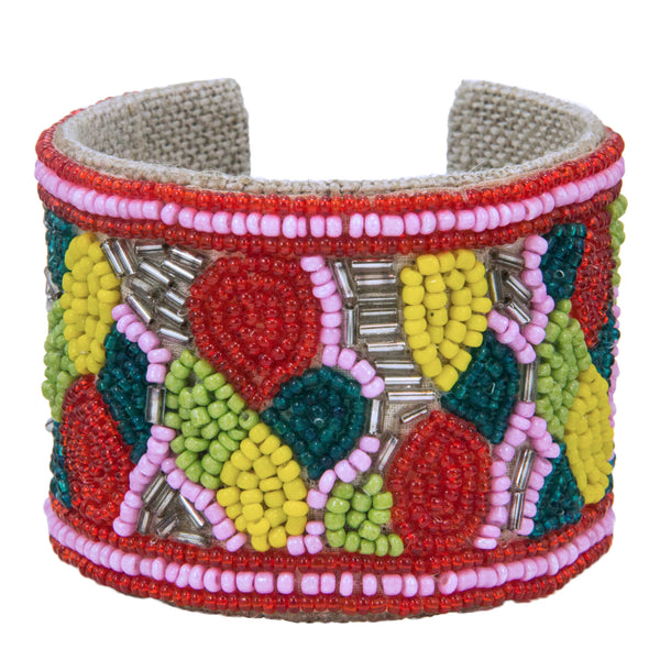 Confetti Devi Cuff in Warm Rouge