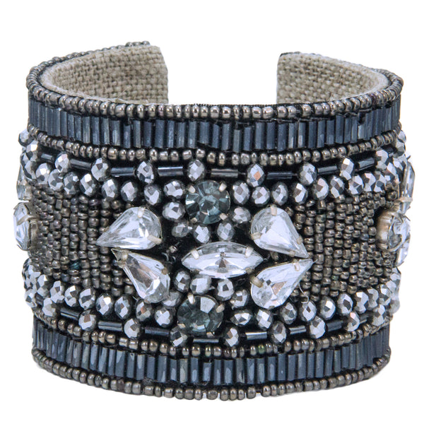 Glam Devi Cuff in Graphite Luxe