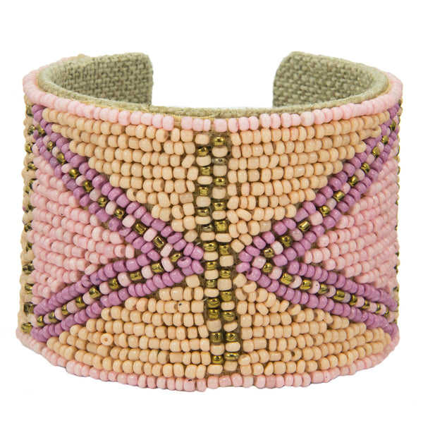 Jack Devi Cuff in Lilac & Latte
