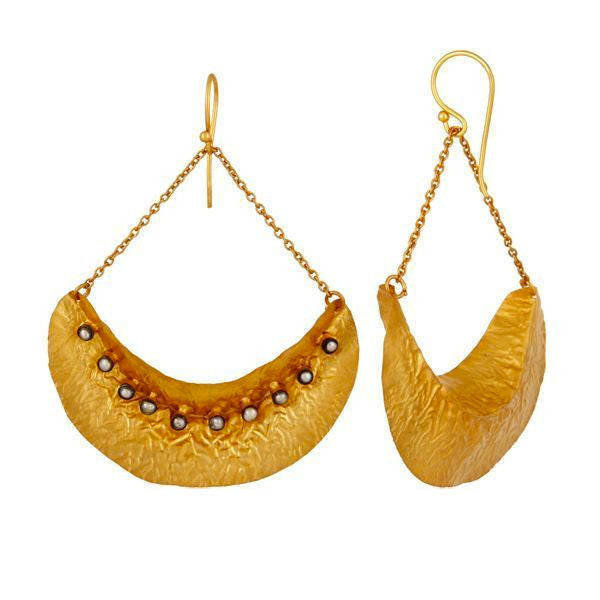 Milos Chandeliers in Gold & Vintage Pearl