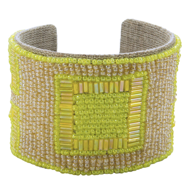 Mondrian Devi Cuff in Champagne & Glow