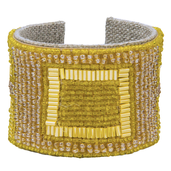 Mondrian Devi Cuff in Beeswax