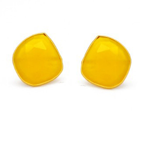 Phaidra Studs in Sunflower