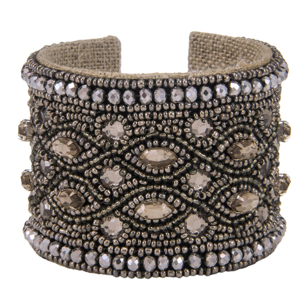 Savannah Devi Cuff in Wet Charcoal