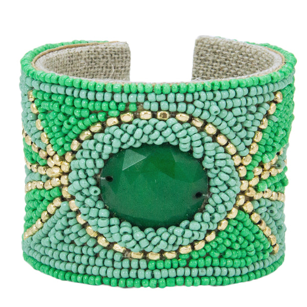 Solstice Devi Cuff in English Mint