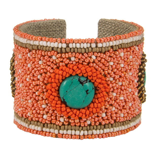 Tiffany Devi Cuff in Naples Orange