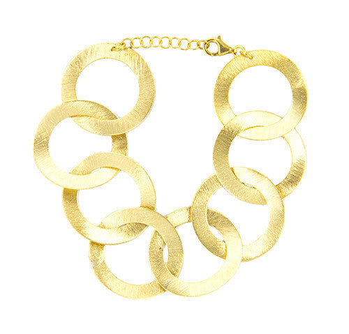 Circo Bracelet in Soft Brass