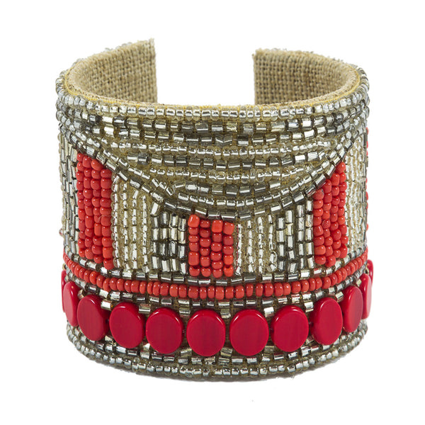 Disco Dot Devi Cuff in Bubbly & Fire