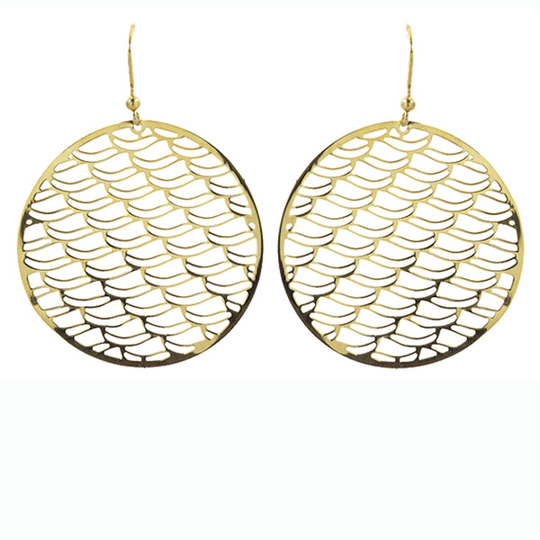 Liona Rounds in Shiny Brass