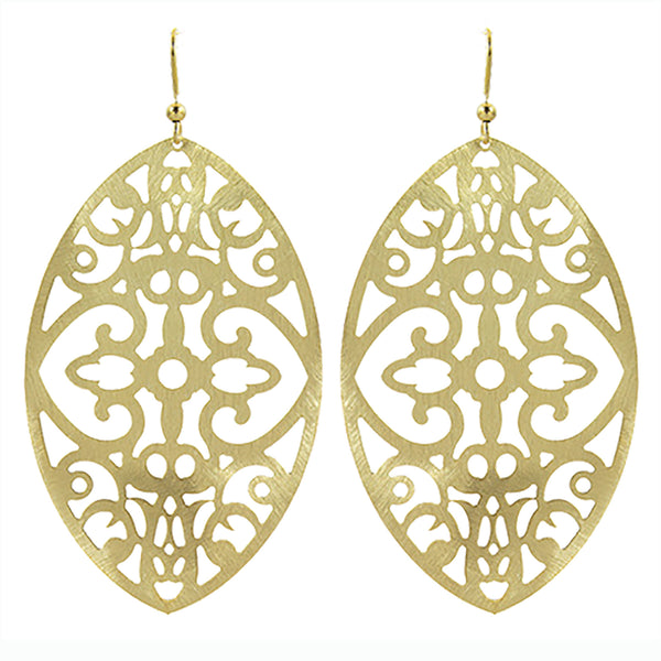 Belloza Earring in Soft Brass