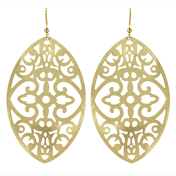 Belloza Earring in Soft Brass