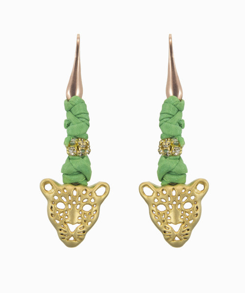 Kittie Drops in Grass & Gold