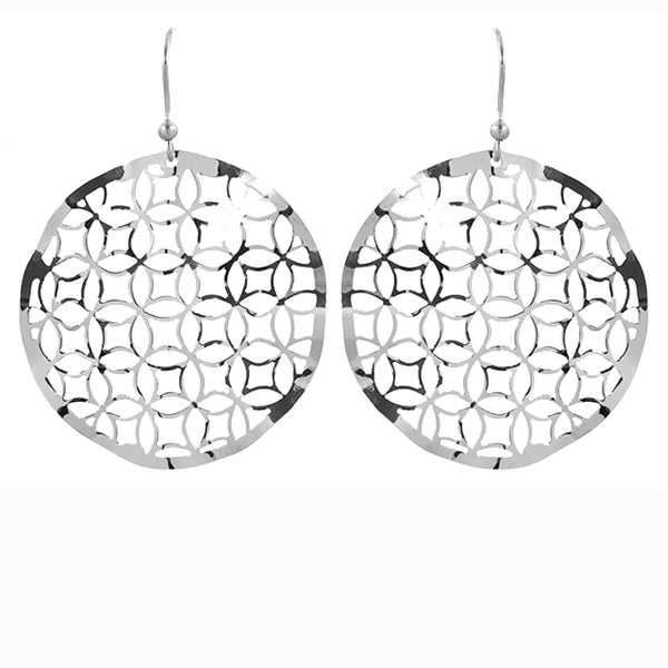 Desha Rounds in Polished Silver