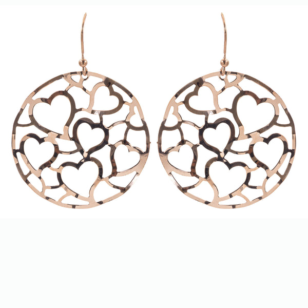 Bellissa Rounds in Polished Rose Gold