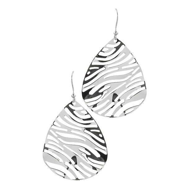 Zelda Molded Ovals in Polished Silver