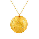 Melina Pendant in Gold & Crystal