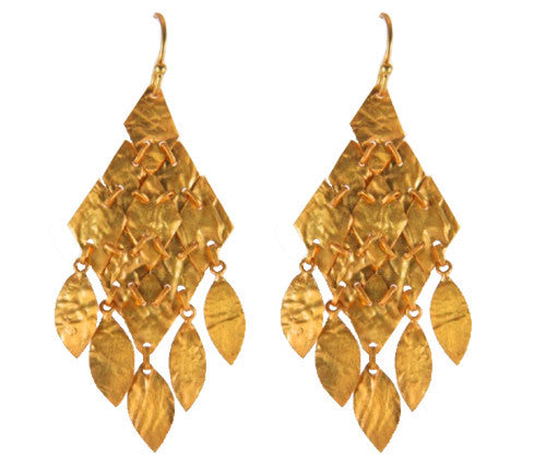 Chandy Earring in Gold Foil
