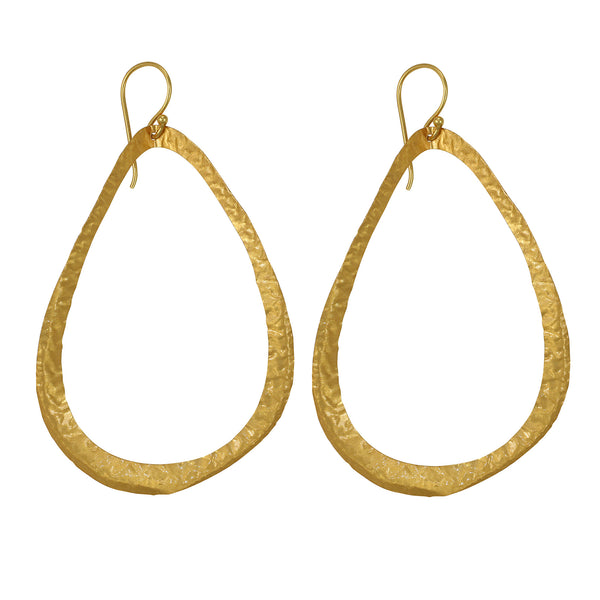 Ophelia Earrings in Gold Foil