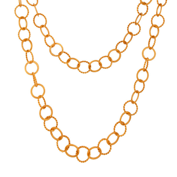Coco Link Layering Necklace in Gold