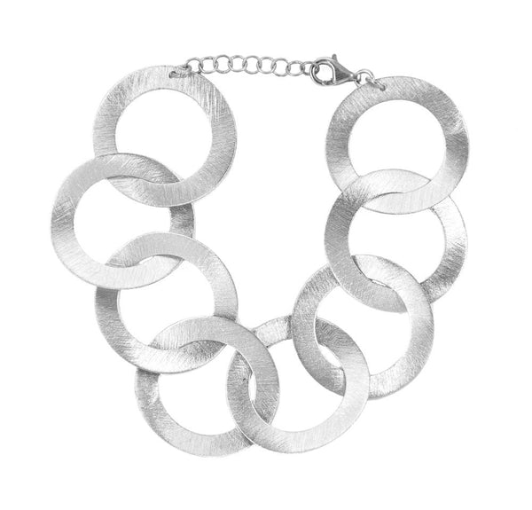 Circo Bracelet in Sanded Silver