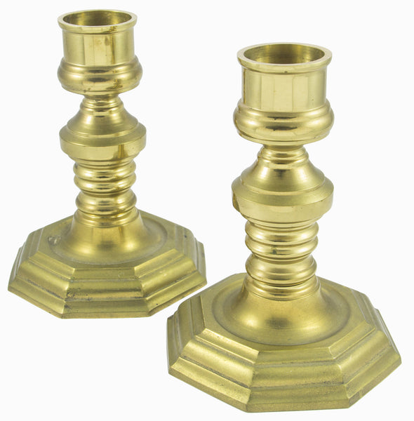 Brass Candle Stick Pair